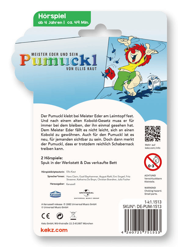 Kekz DE-PUM-1513 – Audio-Chip – Pumuckl (Hörspiel, Deutsch, 49 Min) – mehrfarbig