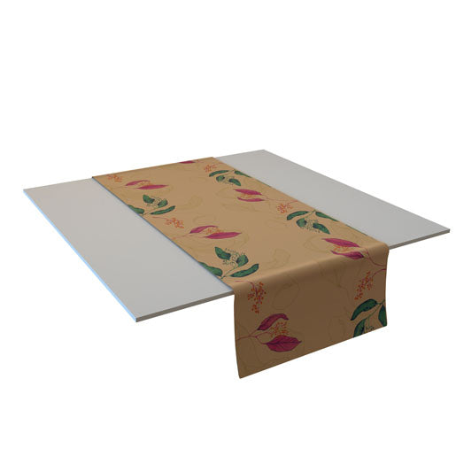 Duni Tischläufer auf Rolle – 40 cm×24 m, Papier (Dunicel), Glowy Leaves, FSC