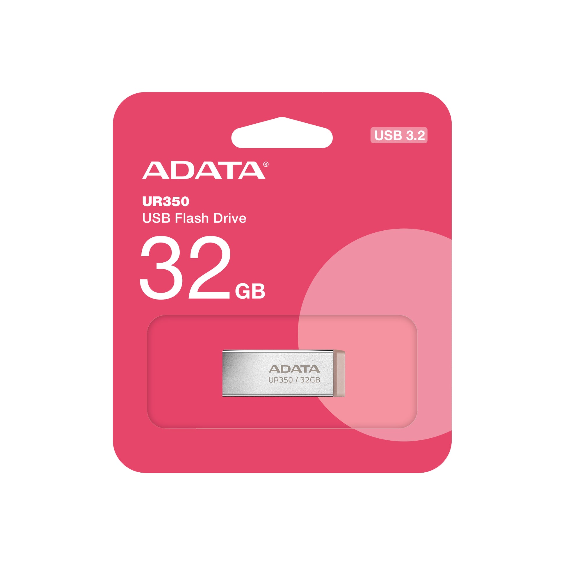 ADATA USB-Stick 32 GB – USB-A USB 3.2 Gen 1, 100 MB/s Lesen, ohne Deckel, Braun