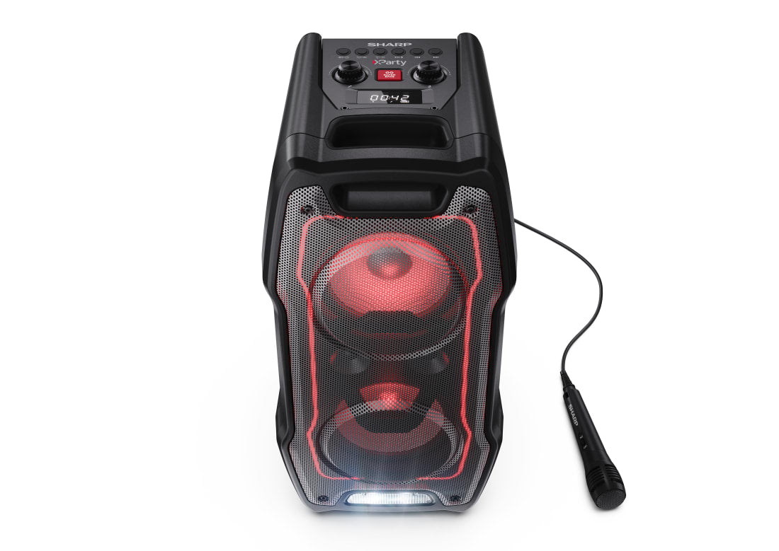 Sharp PS931 – Party-Lautsprecher – 180 W, LED, IPX4, 13 h – Schwarz