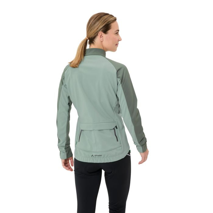 Vaude – Regenjacke Posta Softshell II – Grösse 38 – Blau, Polyester (recycelt), wasserabweisend, reflektierend