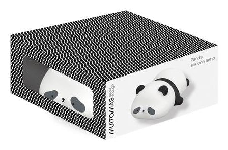 Muitomas Nachtlicht Panda – Mehrfarbig, Akku, USB-C, 14 cm – Weiss