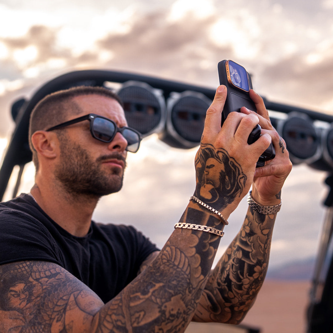 PolarPro Backcover LiteChaser 17 – für Smartphones – schwarz – Aluminium