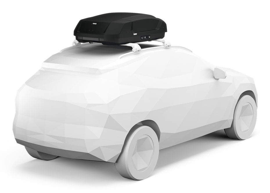 Thule Dachbox Force 3 S – 300 l, belastbar 75 kg – für Dachträger mit Ein-Schlüsselsystem – schwarz