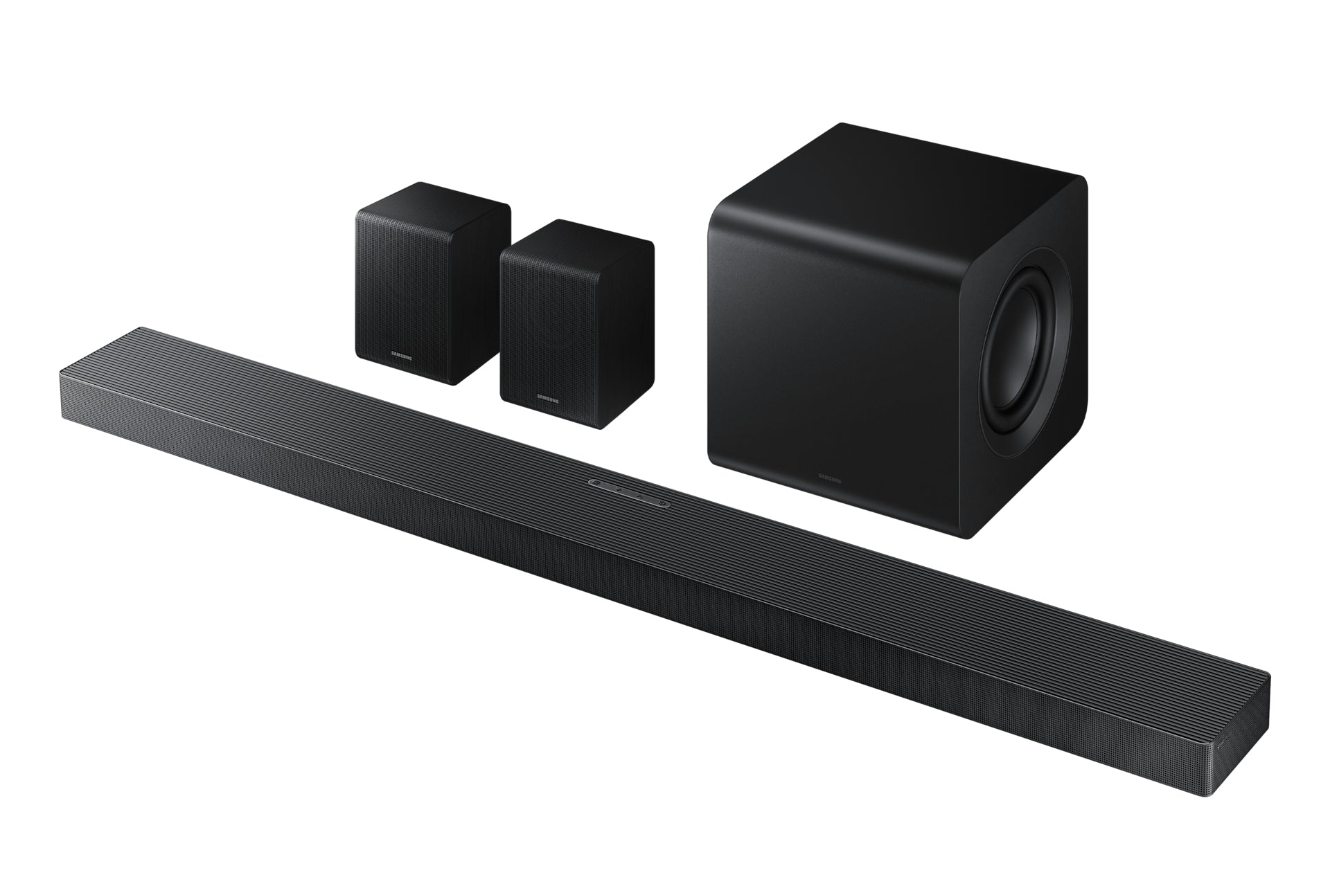 Samsung HW-QS750F – Soundbar – 5.1.2, Dolby Atmos, mit kabellosem Subwoofer, Titan Schwarz