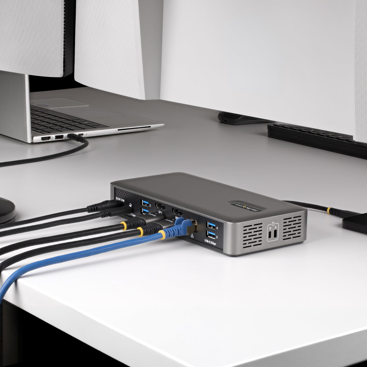 StarTech.com 194UE-USBC Dockingstation – USB-C, 2× DP, 2× HDMI, 5× USB-A, 96 W PD, GbE, für Windows/Mac