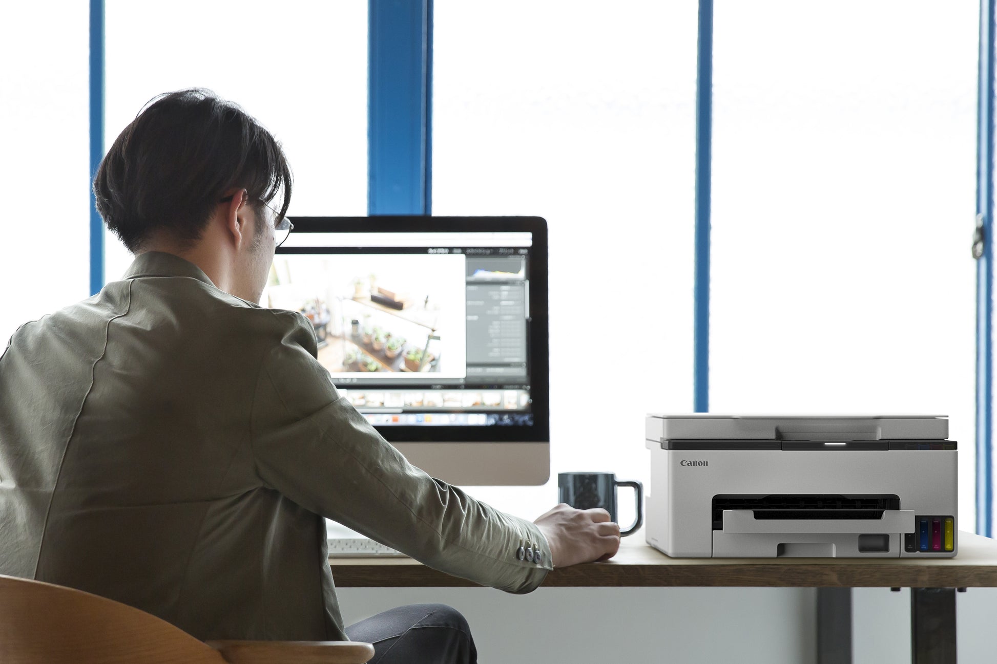 Canon MAXIFY GX1050 – Farbiges Tintenstrahl-MFP A4, 3-in-1 – USB/LAN/WLAN – Duplex – 10 ppm S/W, 15 ppm Farbe