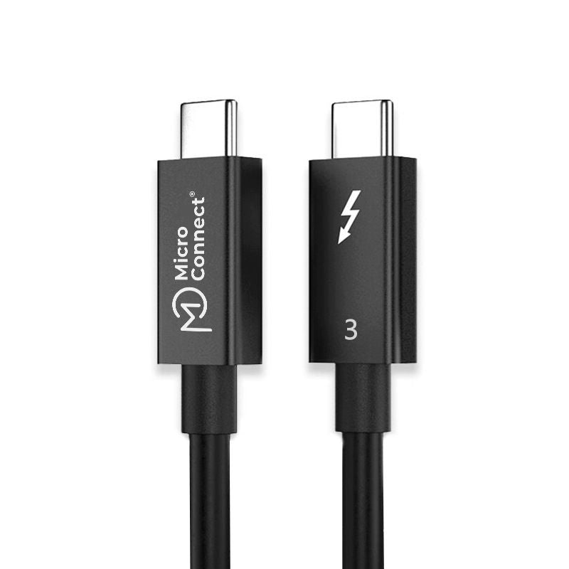 Microconnect USB-C-zu-USB-C-Datenkabel – 0,5 m, Thunderbolt 3, 40 Gbit/s, 240 W