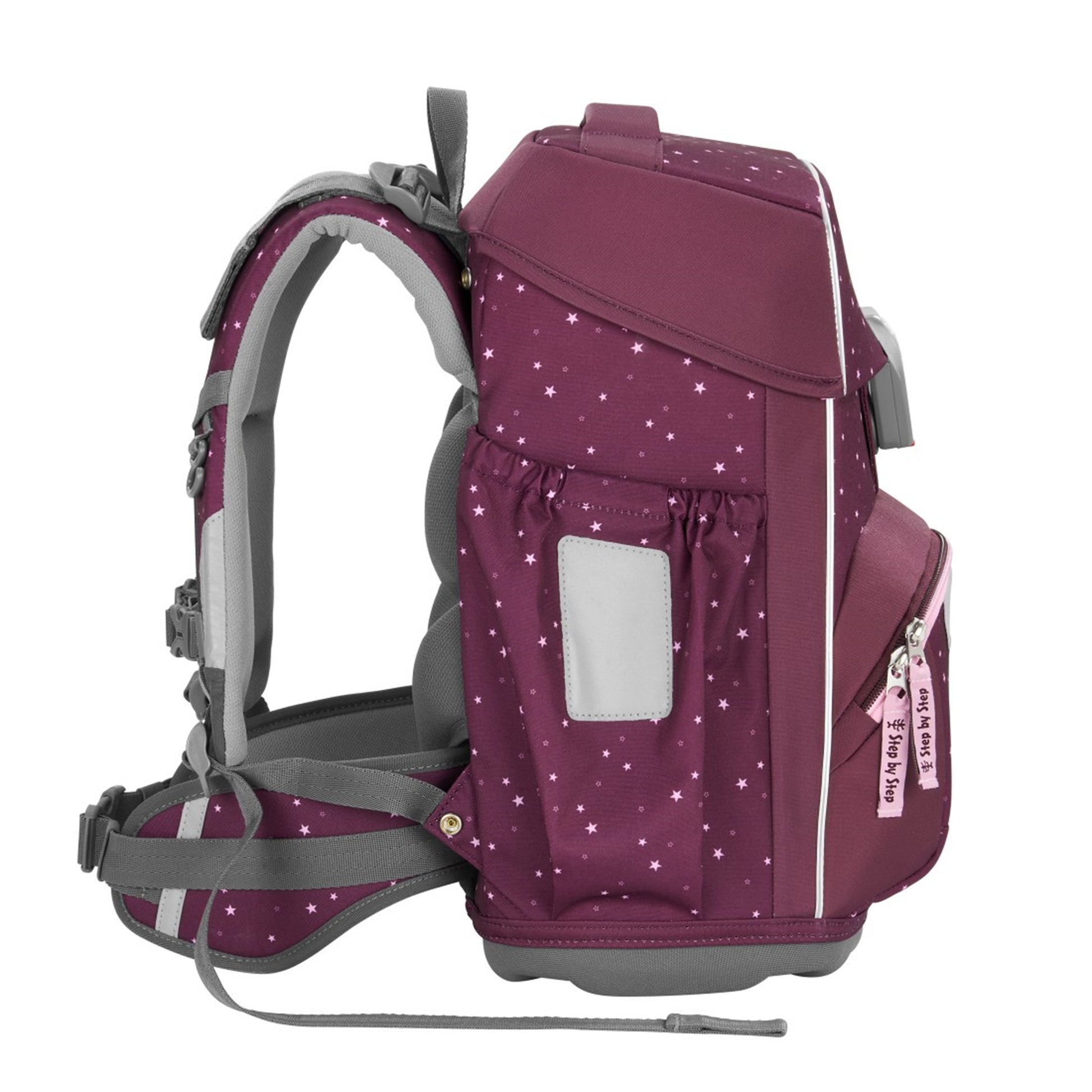 Step by Step Basis Schulrucksack-Set – 4-teilig – Berry Stars