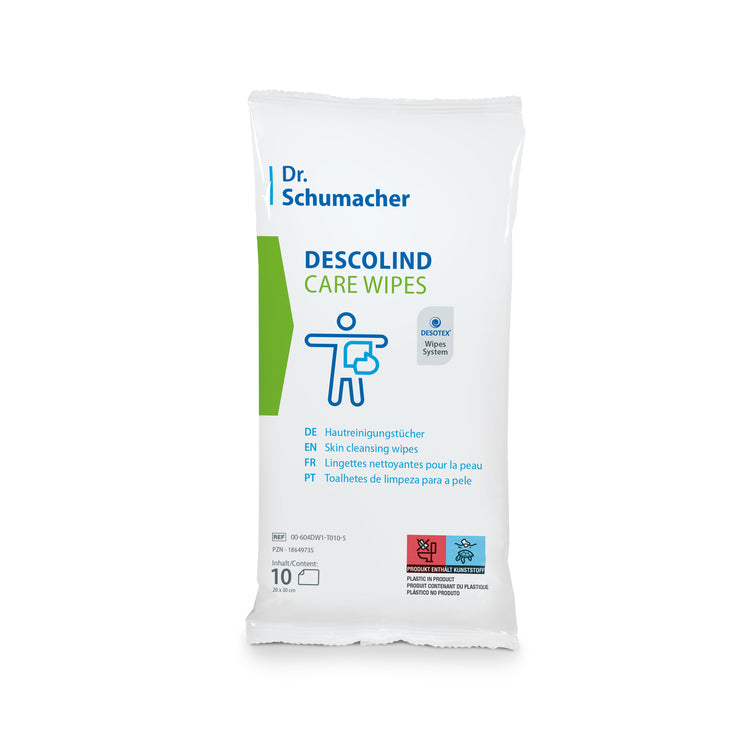 Dr. Schumacher Feuchttücher Descolind Care Wipes – Beutel – 10 Stk