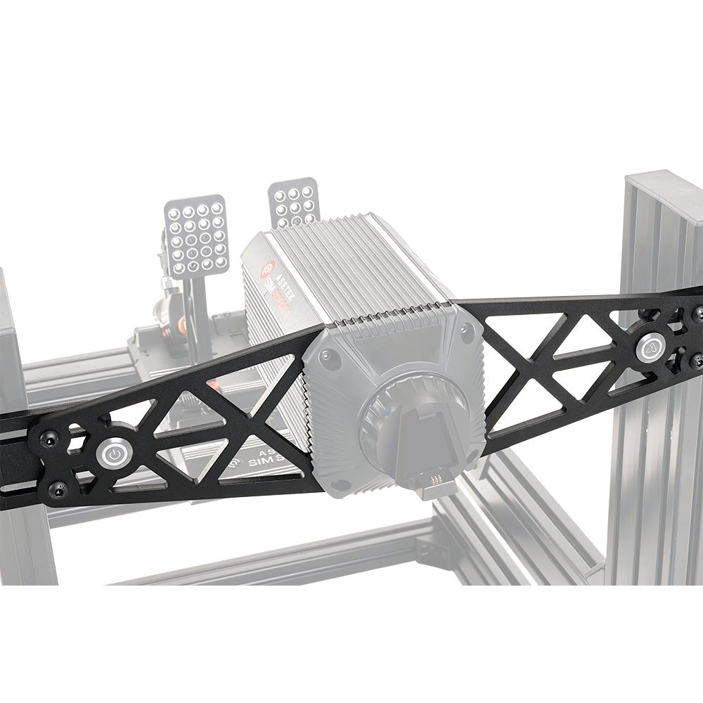 Asetek SimSports – Monitorarm Tischhalterung – Schwarz – für Asetek SimSports Direct Drive Wheelbases