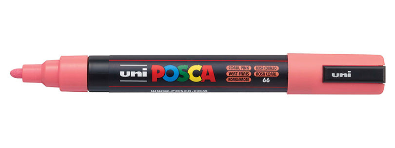 Uni-Ball Kreidemarker – Rund, 1,8–2,5 mm – Korallenrosa