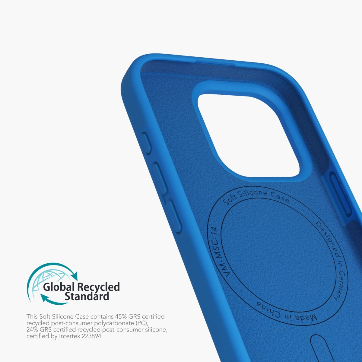 Vonmählen Soft Silikon Hülle – Rückcover – für Apple iPhone 16 Pro Max – MagSafe, Silikon, Sky Captain