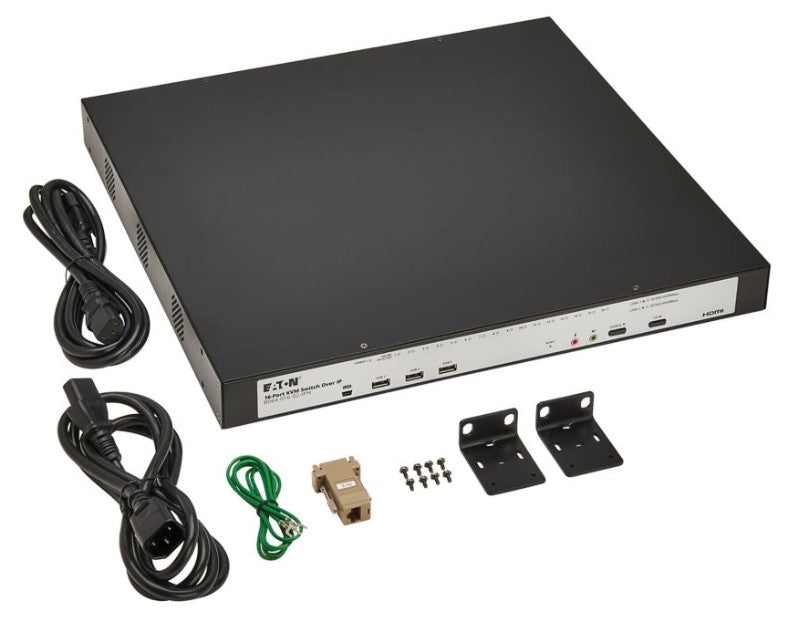 Eaton KVM-Switch 16-Port, HDMI-Ausgang, KVM über IP, Cat5e, Virtual Media