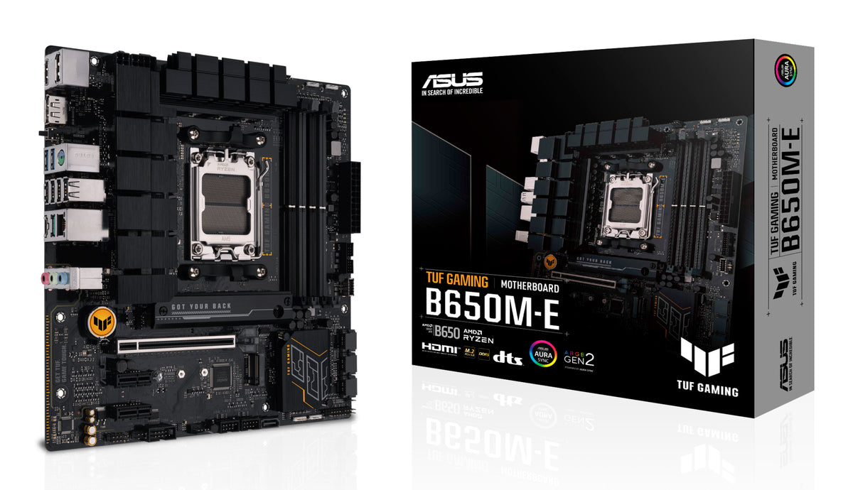 ASUS TUF GAMING B650M-E – Mainboard – AM5, AMD B650, mATX, DDR5