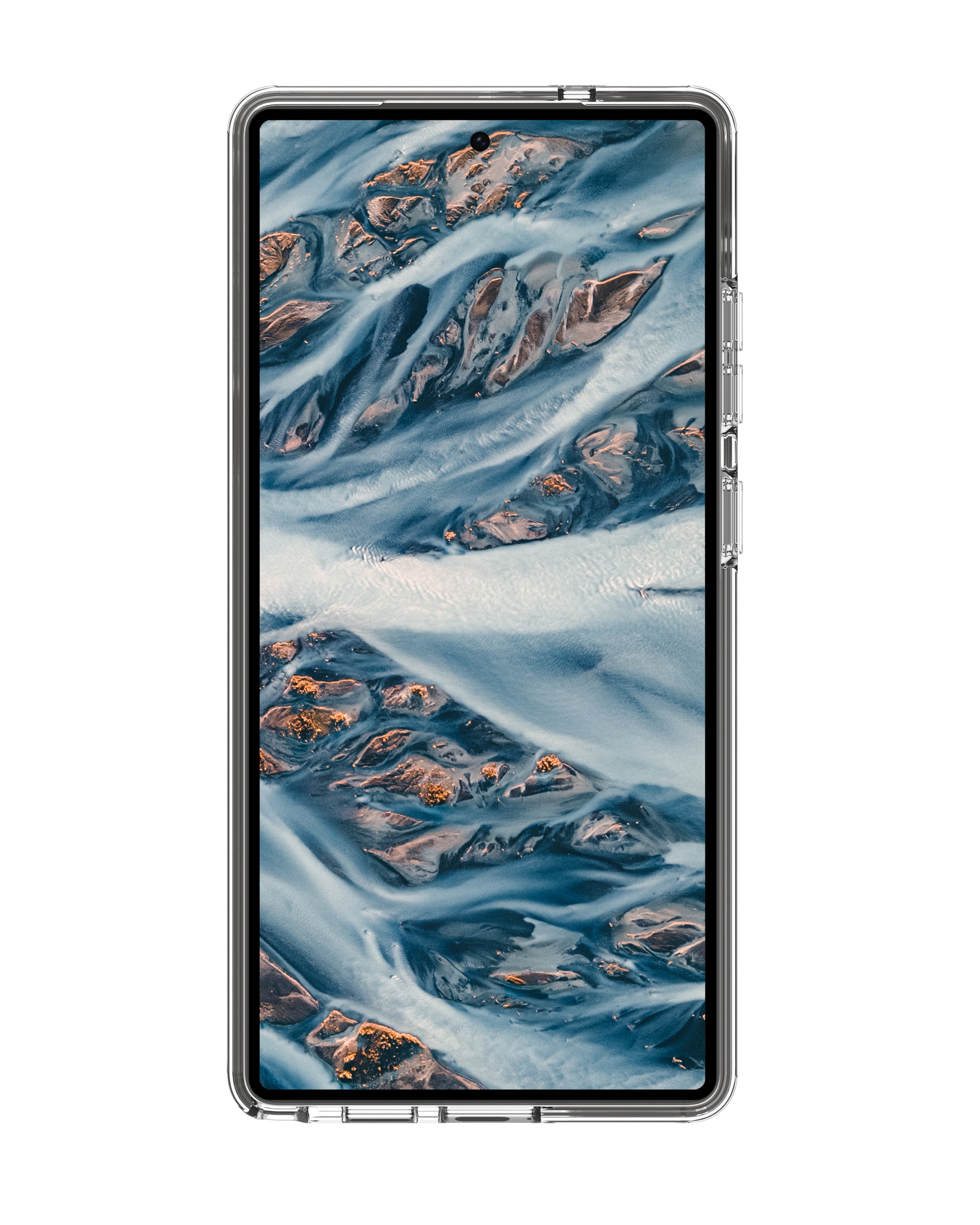 dbramante1928 Iceland Pro Qi2 Backcover – für Samsung Galaxy S25 Ultra, Transparent, bis 3 m Sturzsicher