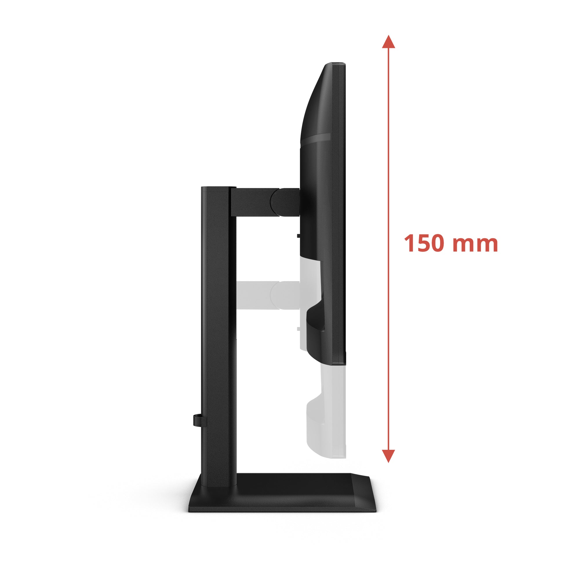 AOC 24E4U – Monitor, 23,8", IPS, 120 Hz, 300 cd/m², USB-Hub, Integrierte Lautsprecher, VESA 100 × 100, Schwarz