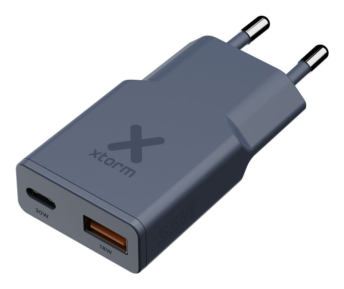 Xtorm XG2SLE0339 USB-Wandladegerät 33 W – USB-C×1, USB-A×1 – PD, PPS, QC 3.0