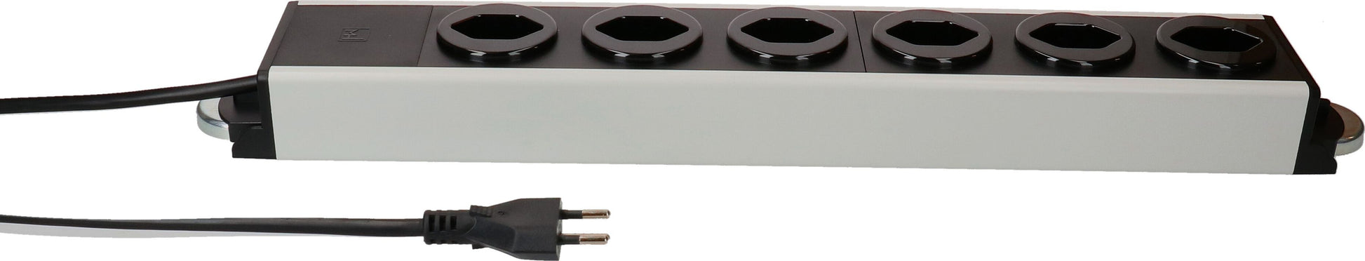 Max Hauri AG Max Hauri Power Line Steckdosenleiste – 6× T13, 3 m, ohne Schalter, schwarz