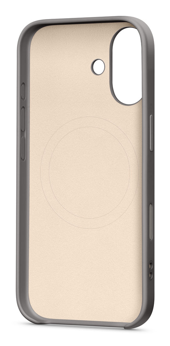 Apple Backcover – für Apple iPhone 17 – grau – PC – mit Ständer, mit Kordel