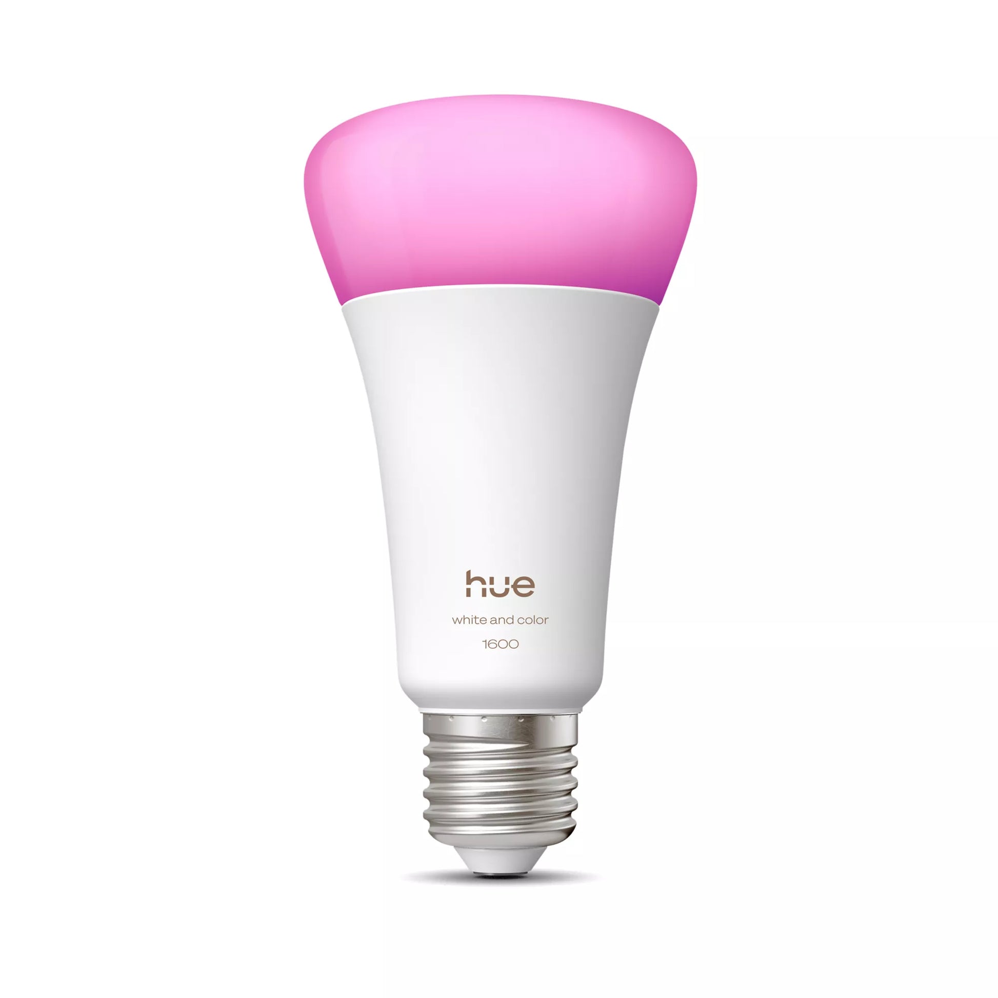 Philips by Signify Philips Hue Smart-Leuchtmittel E27 – RGB+CCT, 1600 lm, 11,8 W – für Amazon Alexa, Google Assistant