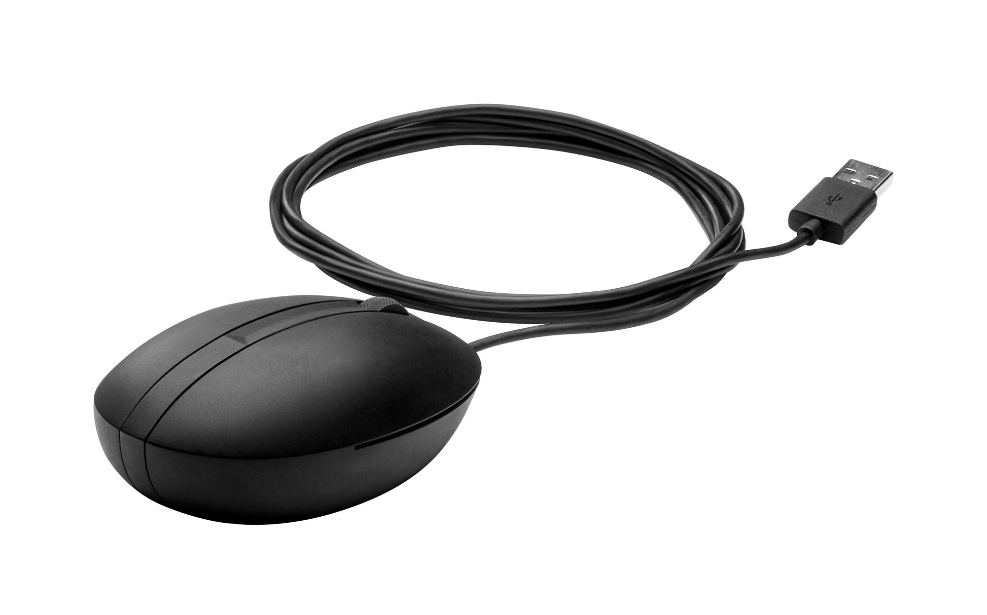 HP Wired Desktop 320M – Maus – Kabelgebunden (USB‑A), beidhändig, Schwarz