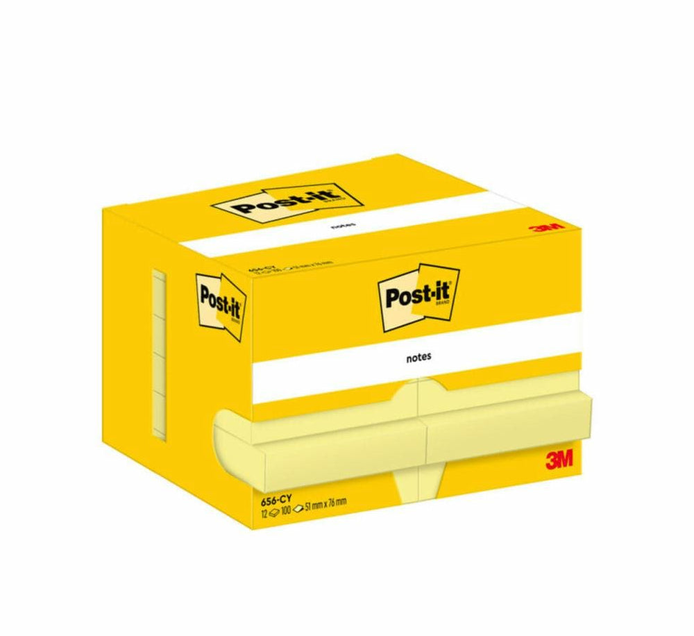 Post-it Haftnotizen – 76×51 mm – Gelb, 12×100 Blatt, PEFC