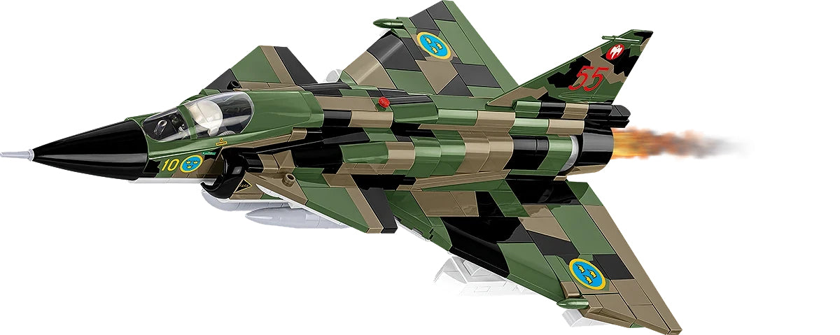 COBI SAAB AJS 37 Viggen Bausatz – 911-teilig – 22,5 × 12,5 × 33 cm – ab 9 J.