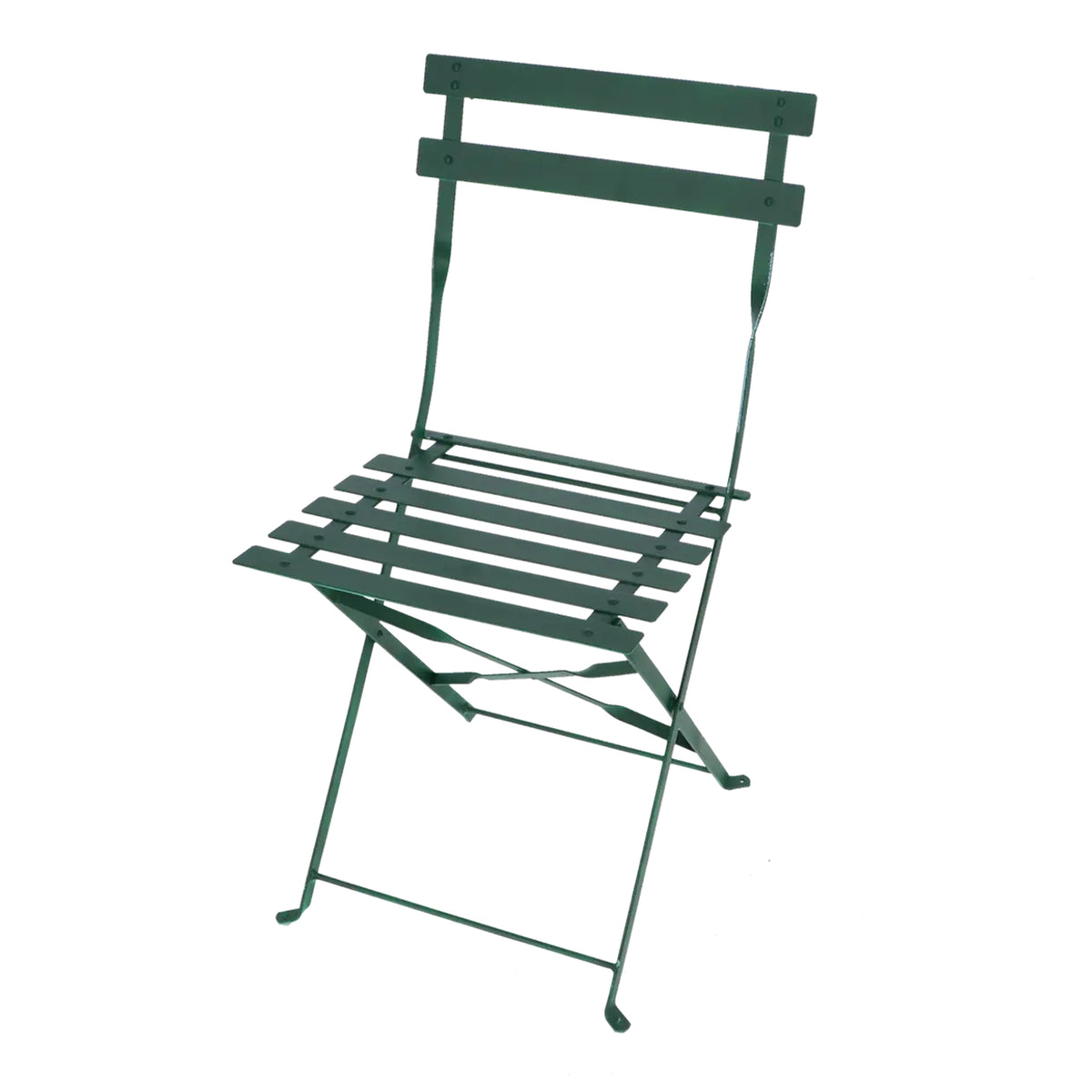 Esschert Design Bistro-Set – Grün – Stahl – klappbar – für draussen
