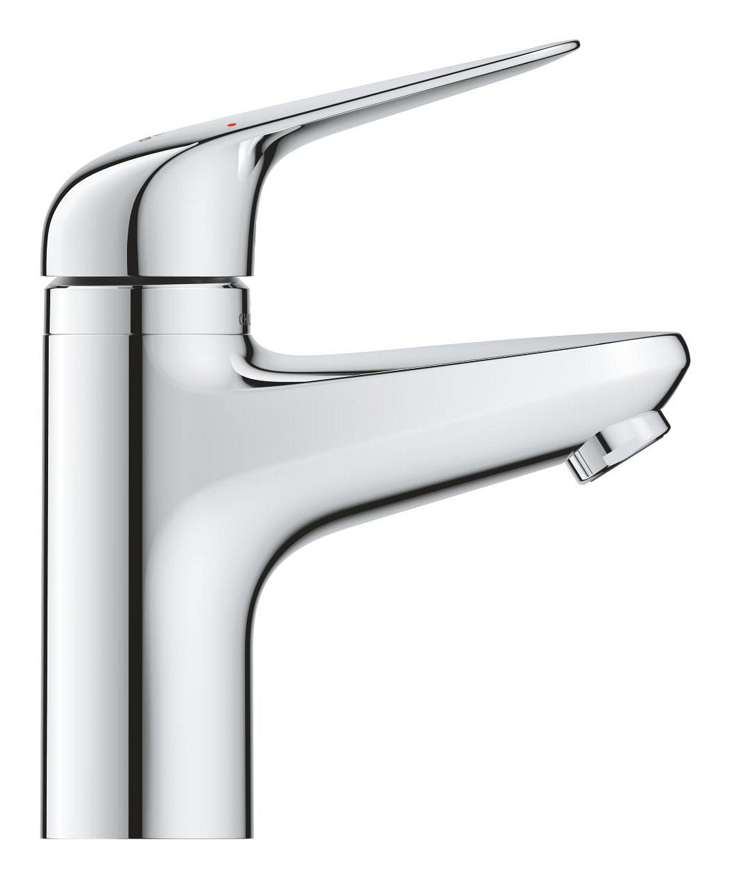 GROHE Badebatterie Swift S – 16,2 cm, Metall, Einlochmontage, Chrom