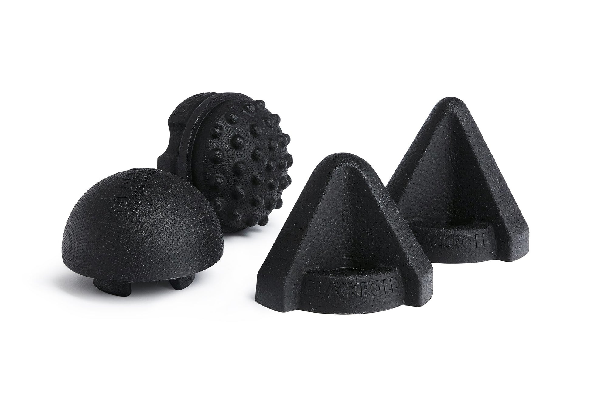 Blackroll Massage-Set – 4-teilig, Kunststoff, schwarz, 100% EPP (expandiertes Polypropylen)