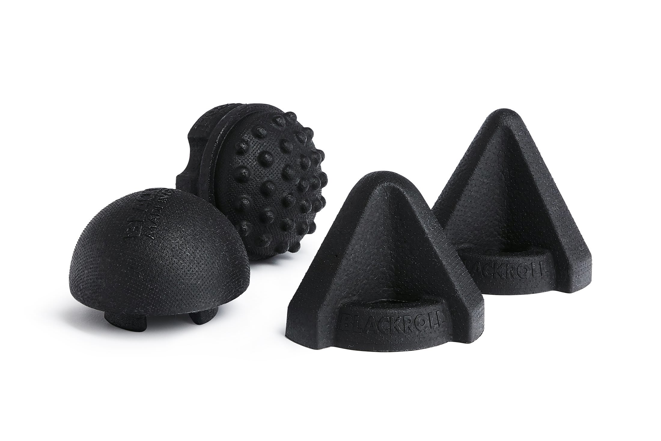 Blackroll Massage-Set – 4-teilig, Kunststoff, schwarz, 100% EPP (expandiertes Polypropylen)