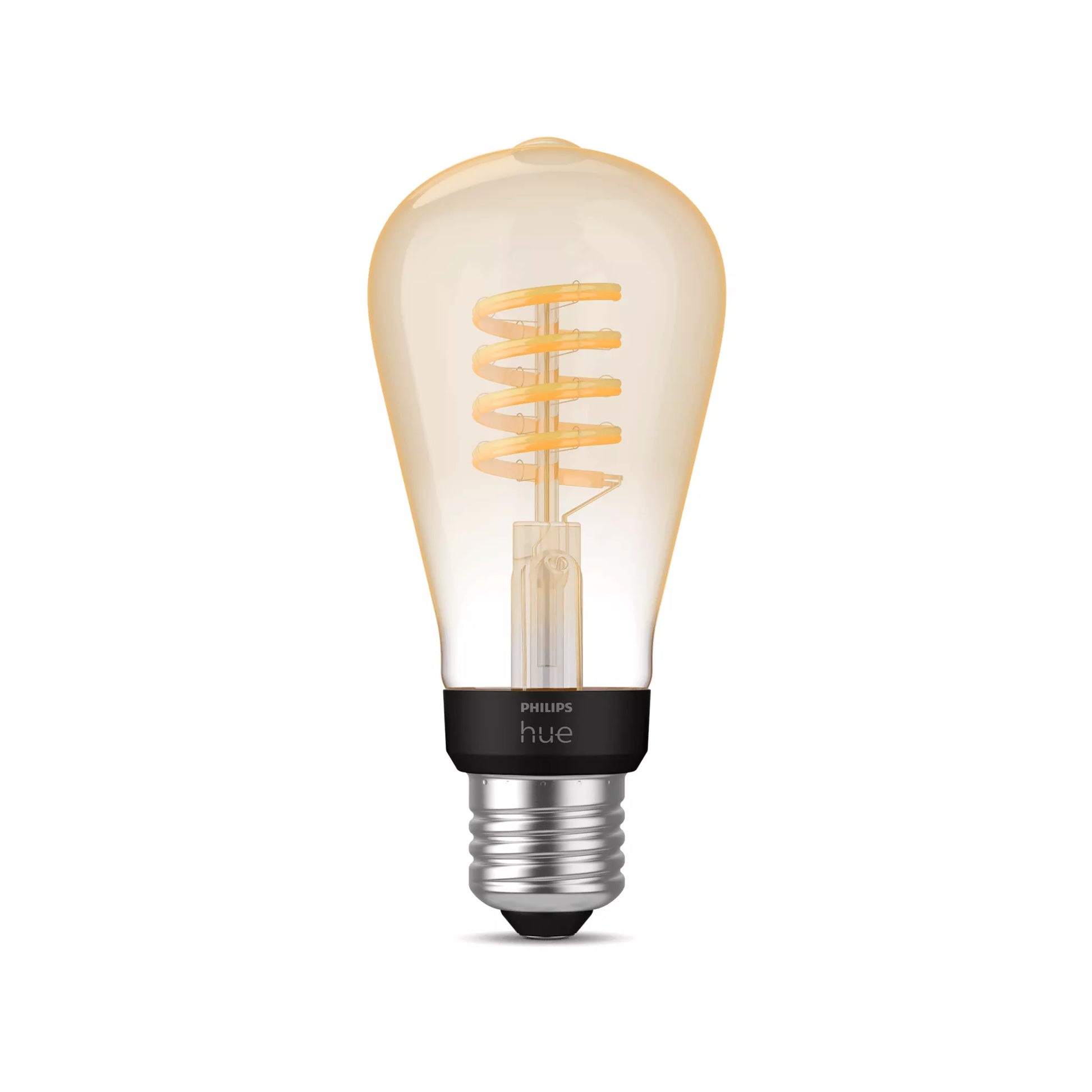 Philips by Signify Philips Hue Smart-Leuchtmittel E27 ST64 – 2200–6500 K, 550 lm, 7 W, Zigbee/Bluetooth – 1 Stk.