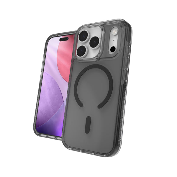 ZAGG Santa Cruz Snap Backcover – für Apple iPhone 17 Pro, MagSafe, Schwarz, bis 4 m Sturzsicherheit