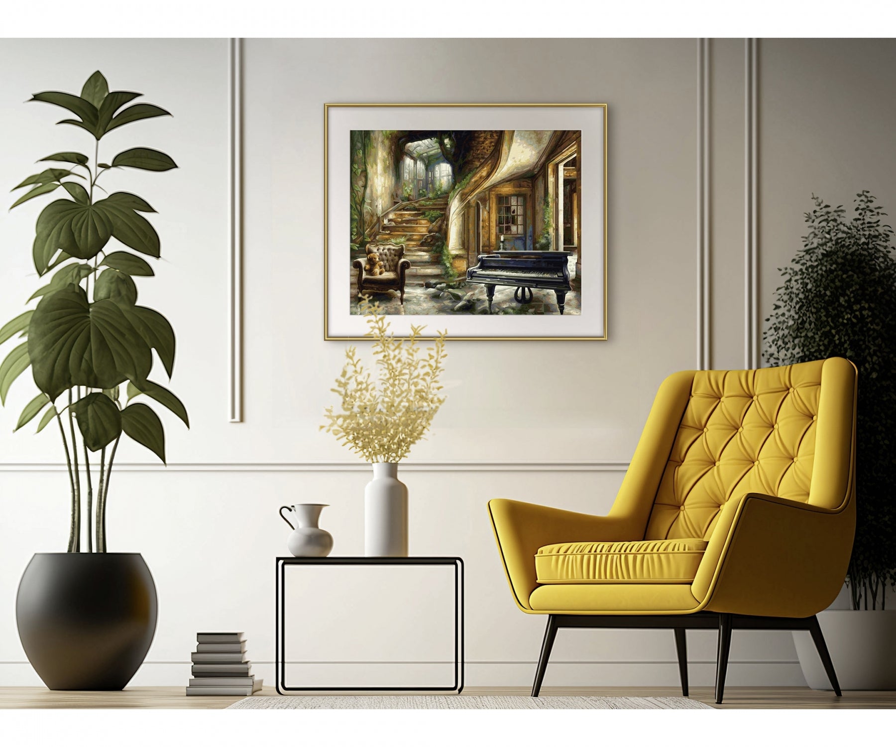Schipper Malen-nach-Zahlen-Set – Lost Place (Gebäude) – 50 × 40 cm – 36 Farben – ab 14 Jahren