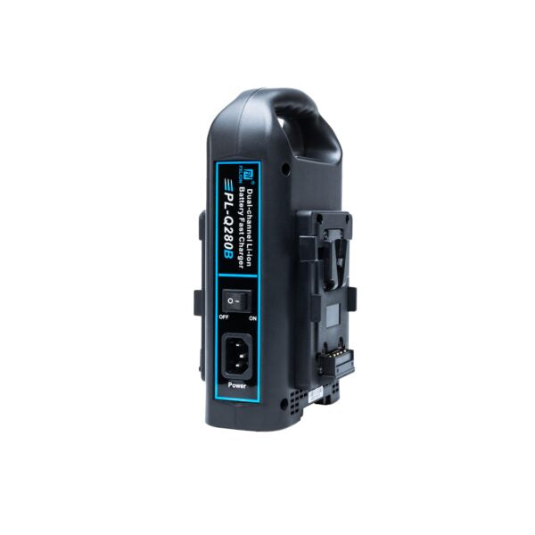 Fxlion PL-Q280B Netzteil (AC-Ladegerät) – 67,2 W, 2 Kanäle – für V-Mount-Batterien