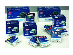 DYMO Schriftband – 24 mm × 7 m, gelb, schwarz – D1-TAPE