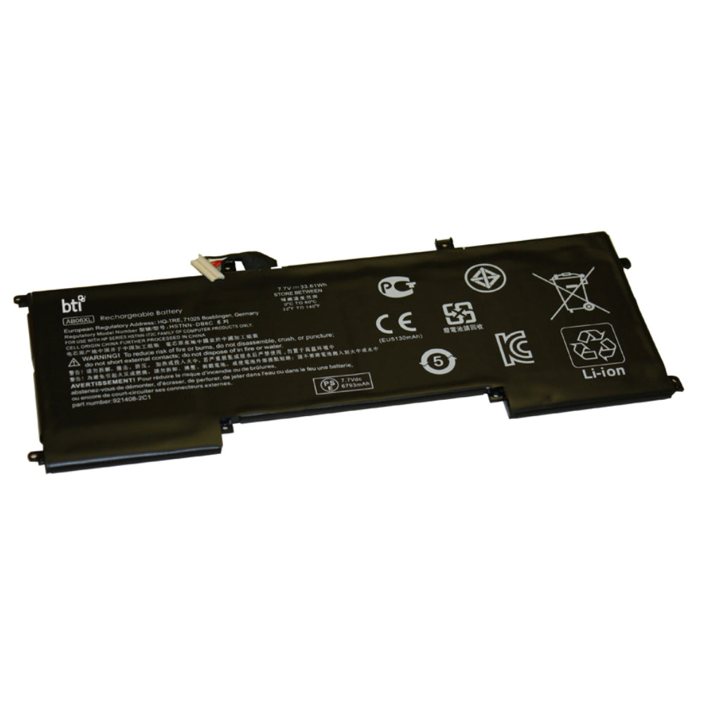 BTI Notebook-Akku – für HP Envy 13t-ad – 4420 mAh, 7,6 V (4 Zellen) – Schwarz