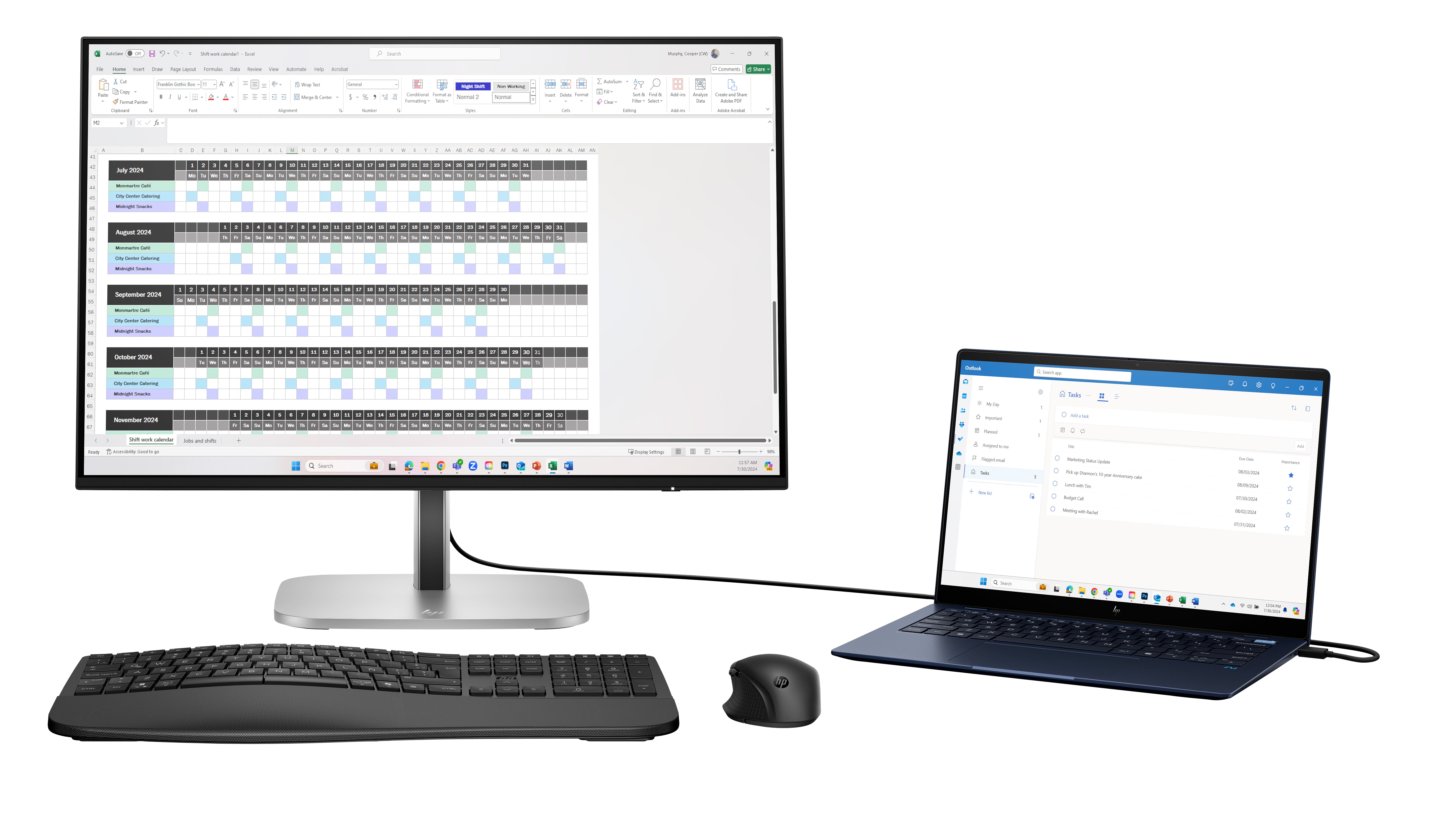 HP Serie 5 Pro 24 (524pn) – Monitor, 24", 1920 × 1200 (WUXGA)