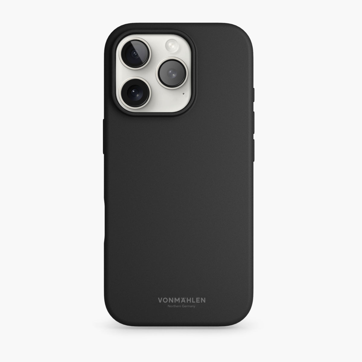 Vonmählen Backcover – für Apple iPhone 16 Pro – MagSafe, Silikon, Schwarz