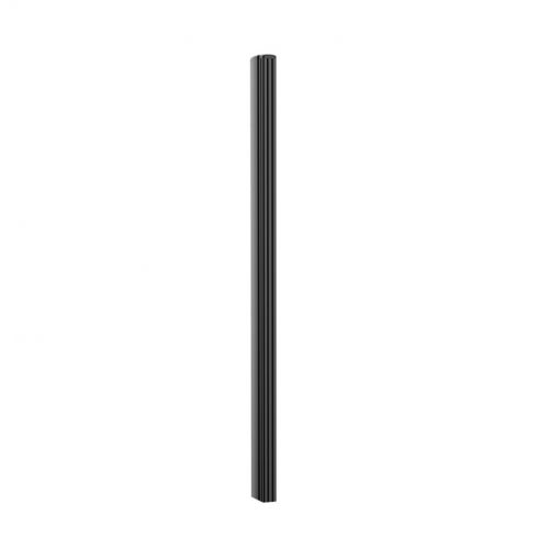 Hagor 3232 – AV-Ständerpfosten, Aluminium/Kunststoff, 2'100 mm, 160 × 80 mm, Schwarz