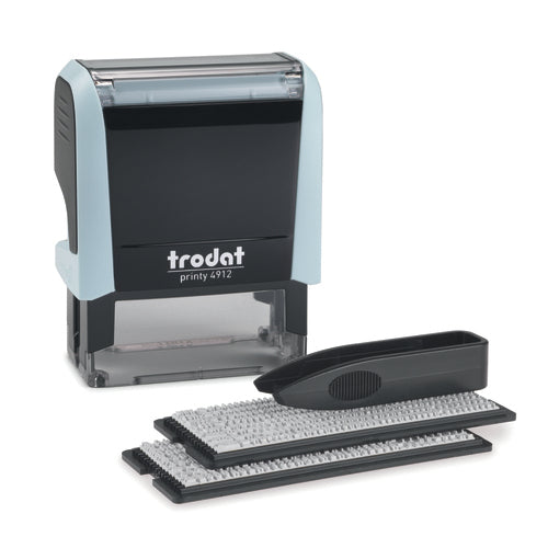 Trodat Motivstempel Printy 4912 – Motiv: Text, max. 4 Zeilen, selbstfärbend, 17 × 46 mm