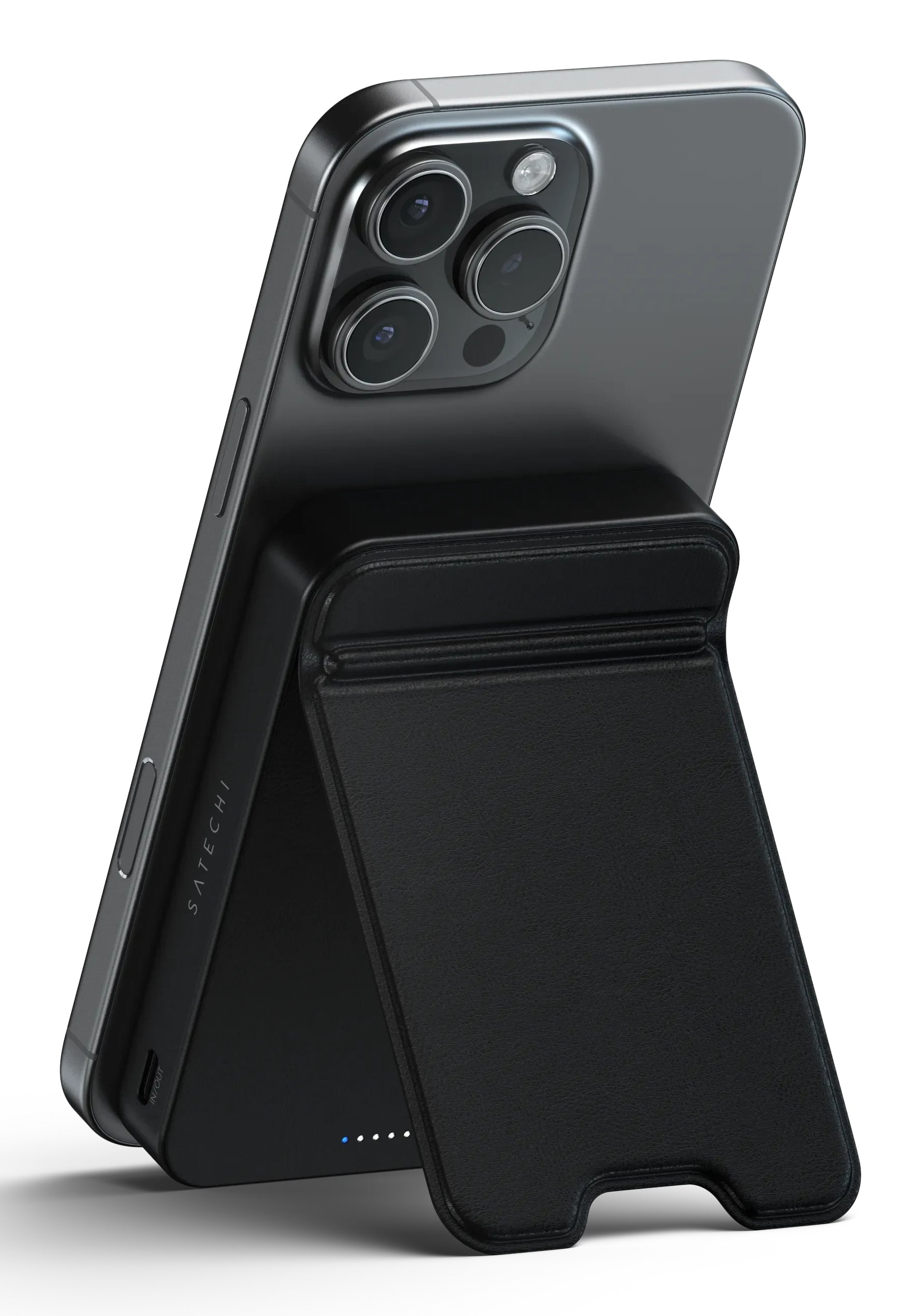 Satechi ST-B10Q2SK MagSafe Powerbank 10'000 mAh – 20 W PD, Wireless 15 W, 1× USB-C, schwarz, für Smartphone