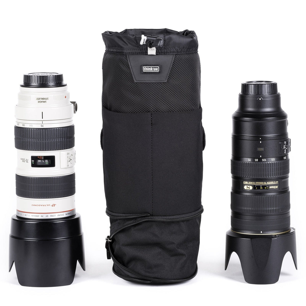 Think Tank Lens Changer 75 Pop Down V3.0 – Ø127 × 356 mm – für Think Tank Modular System – Schwarz