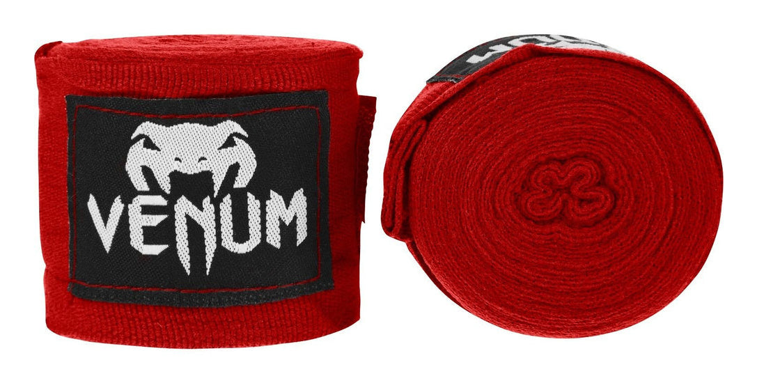 Venum Kontact Binde, elastisch – 4,5 m, rot, 2 Stück