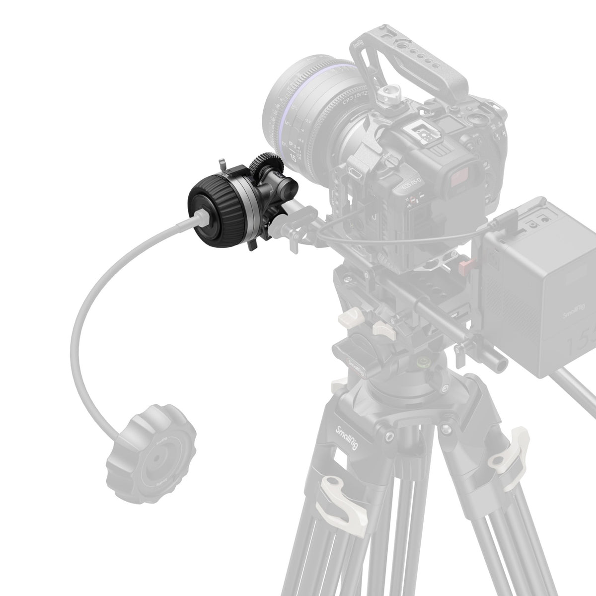 SmallRig Follow Focus F50 – 117 × 80,5 × 62,5 mm, 290 g – Schwarz/Silber