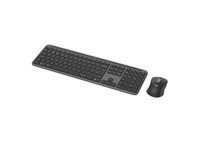 Logitech Signature Slim Combo MK950 – Tastatur, US-Layout (EN), Grau