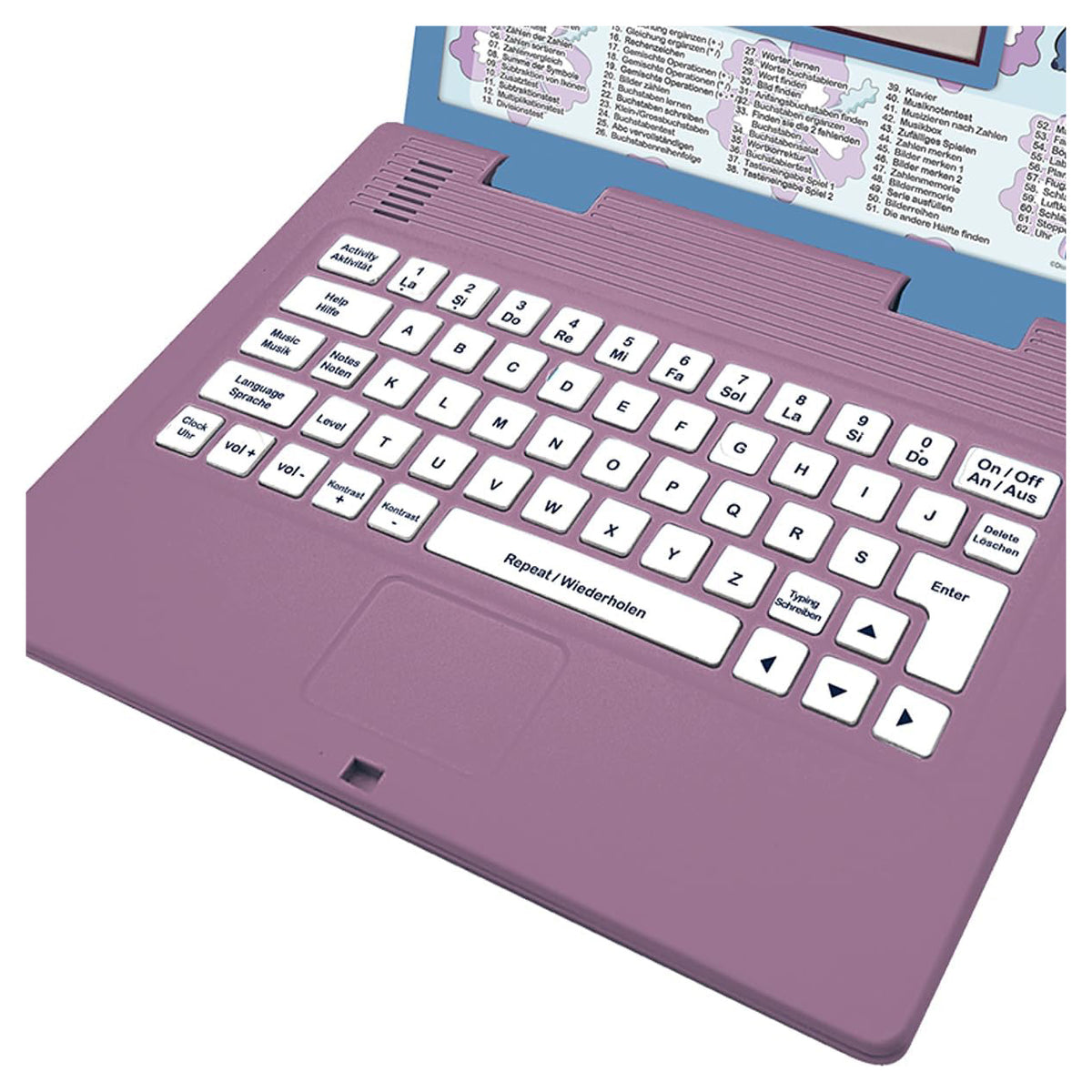 Lexibook Kinder-Laptop – Stitch, 124 Aktivitäten, ab 4 Jahren, Deutsch, Englisch
