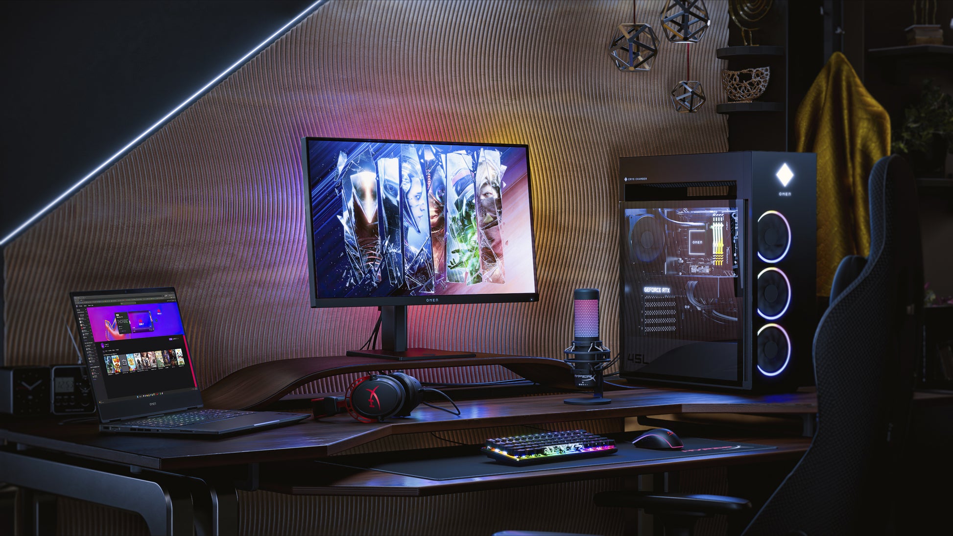 HP OMEN 27K – 27", 3840 × 2160 (4K), IPS, 144 Hz
