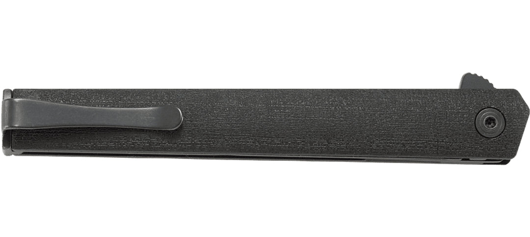 CRKT CEO Flipper – Klappmesser 85 mm, Liner-Lock, Schwarz